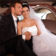 Cypress, TX wedding limo